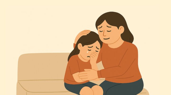 當家長看到子女面對壓力時，如何安慰他們